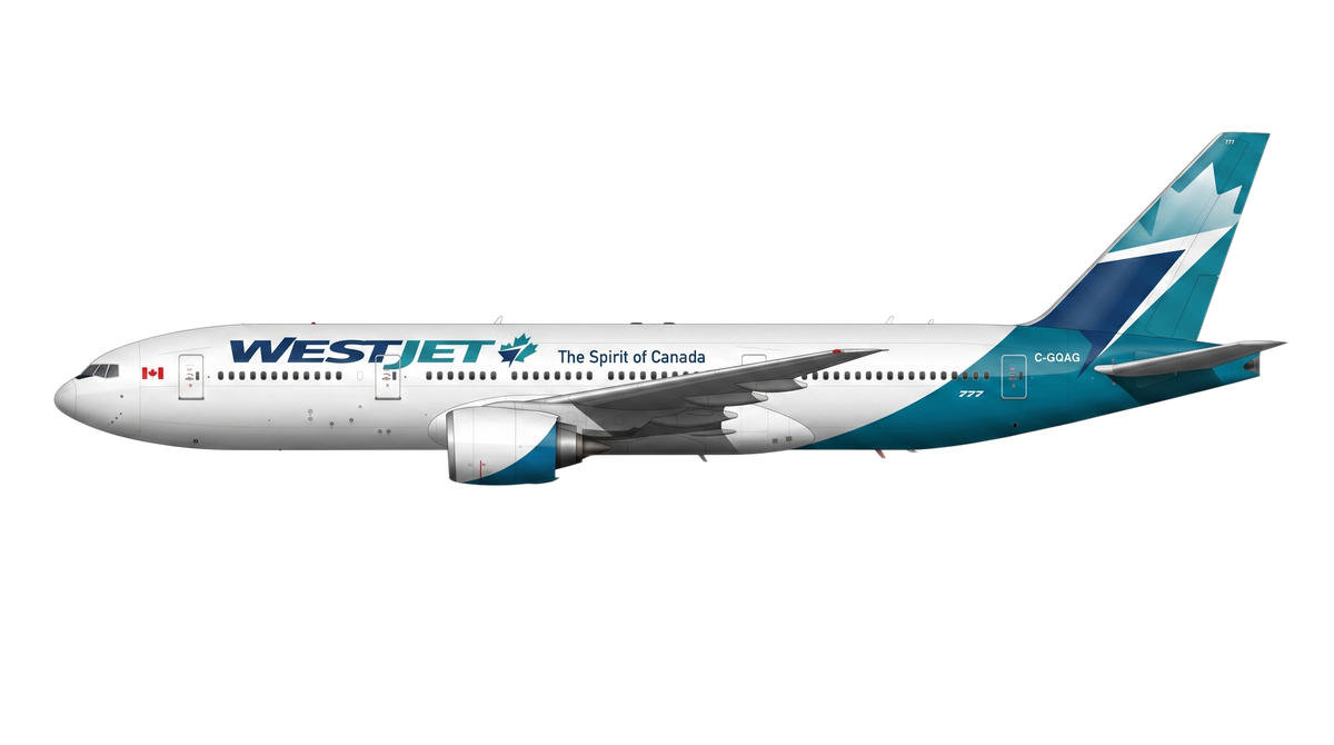 WestJet livery
